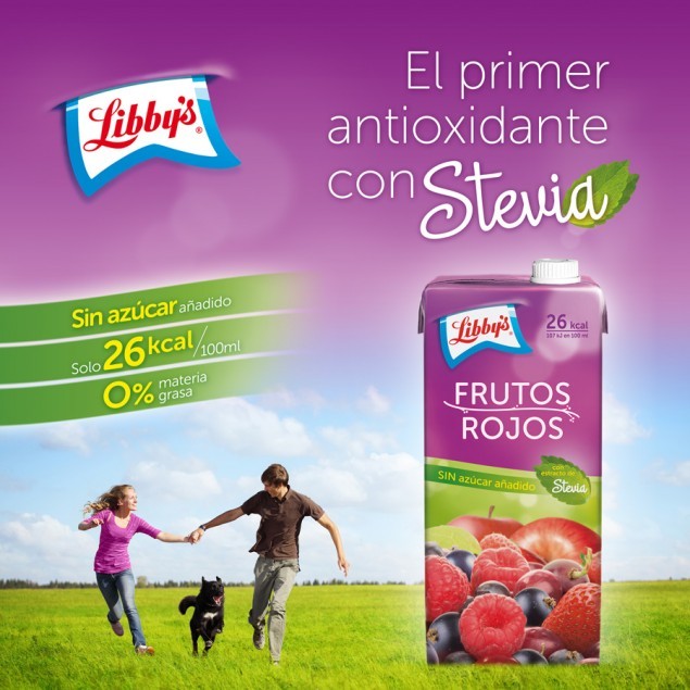 Libby´s Frutos Rojos Un Producto único De Frutos Rojos Antioxidante Con Stevia Libbys 5237