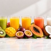 zumo de frutas tropicales