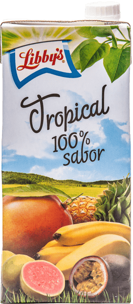 Tropical 100% sabor brick litro