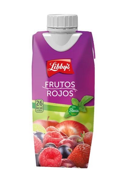 Frutos Rojos Con Stevia 330ml Libbys 4775