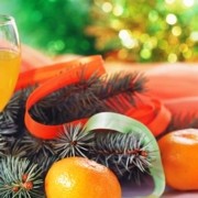 fruta en el menú navideño