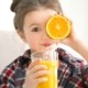 zumo de fruta para los niños