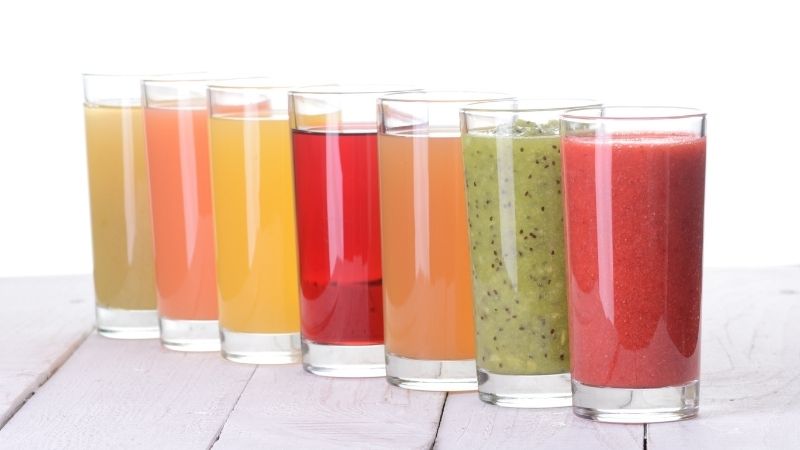 como se hacen los zumos de frutas